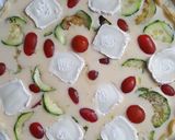 Une image de l'étape 4 de Quiche courgette chèvre.