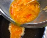 A picture of step 3 of Deep Fried Egg with Crab sticks.