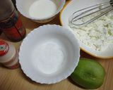 A picture of step 1 of Creamy Kiwi Punch in Yakult Poori.