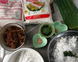 Foto langkah ke 2 dari resep Putu Bambu Daun Pisang.