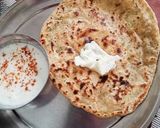 A picture of step 5 of Multigrain Aloo paratha.