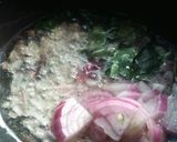 A picture of step 2 of Vangyache Bharit.
