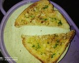 A picture of step 3 of Cheesy Garlic Bread.