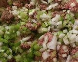 A picture of step 3 of Ground beef and potato bake.