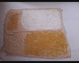 A picture of step 2 of Chakali bhajani.