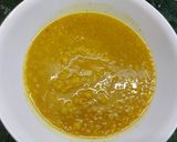 A picture of step 1 of Dhaba Style Lasooni Dal Palak.