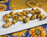 Une image de l'étape 6 de Minis croissants feuilletés au pesto de céleri et parmesan.