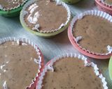 Foto langkah ke 8 dari resep Bolu Kukus Gula Palem Tape Ketan Hitam.