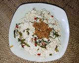 Foto langkah ke 2 dari resep Pepes Tahu Ebi Daun Mangkokan.
