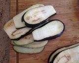 A picture of step 1 of Vegetarian parmigiana.