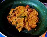 A picture of step 4 of Elephant Yam (Suran) cooked with Shrimps.
