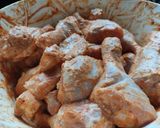 A picture of step 1 of Best Fried Chicken and Garlic Sauce.