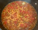 A picture of step 2 of Tortilla Soup.