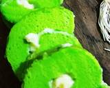 Cara Membuat Bolu Gulung Pandan Keju all in onePandan Cheese Roll Cake 4