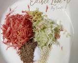 Veggie stuffed rava Utthapam recipe step 2 photo