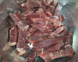 Foto del paso 1 de la receta: Fajitas encebollada