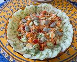 Une image de l'étape 11 de Salade de riz et fèves aux carottes, concombre et tomates.