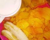 A picture of step 1 of 🥭 🍌mango banana smoothie.
