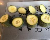 Une image de l'étape 4 de Courgettes rondes farcies ricotta et jambon blanc.