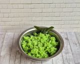 Foto langkah ke 2 dari resep Dadar Gulung Coklat Isi Unti Matcha Istimewa 💚.