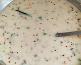 A picture of step 3 of Vegetable upma.