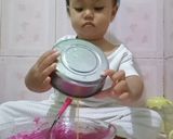 Foto langkah ke 5 dari resep Pancake Buah Naga Keju.