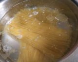 A picture of step 1 of Spicy Mutton Qeema Spaghetti🍝🍅.