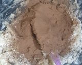 A picture of step 2 of Chocolate cake in frying pan.