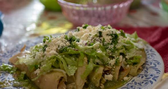 Como Hacer Enchiladas Verdes C Pollo Cocinar En Casa