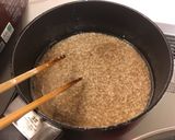 A picture of step 4 of Japanese radish with soboro sauce of pork.