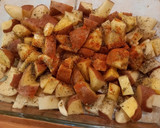 Foto del paso 3 de la receta: Zapallos italianos con papas rústicas