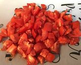 Une image de l'étape 4 de Pommes de terre au lard, poivrons et tomates.
