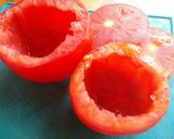 Foto del paso 1 de la receta: Tomates rellenos vegetarianos