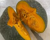 A picture of step 3 of Roasted Kabocha Squash (Air Fryer or Oven).