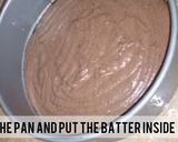 A picture of step 5 of Chocolate Sponge Cake.
