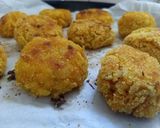 Foto del paso 5 de la receta: Croquetas de calabacita amarilla / zapallo. Sin gluten