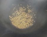 A picture of step 2 of Moongrey sabzi.