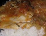 Foto del paso 5 de la receta: Arroz con crema y bifes de pollos con verduras