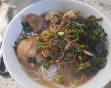 Hình bước làm 5 của món Bún bung Thái Bình