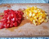 A picture of step 1 of Two-Color Ricotta Gnocchi with Cherry Tomatoes.