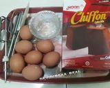 Foto langkah ke 1 dari resep Steamed Chiffon Cake Endesss.