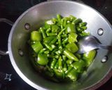 A picture of step 3 of Green chilli sauce.