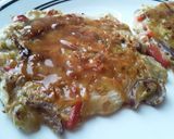 Foto del paso 3 de la receta: Pancakes salados con salsa oriental...🤔
