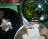 Foto langkah ke 1 dari resep Daging tahu penyet rawit.