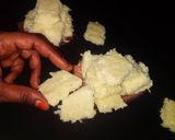 A picture of step 1 of Coconut milk candy.