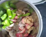 A picture of step 2 of Karonda chutney.