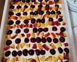 Ricottás-grízes süti gyümölccsel recept fázis 4 fotója