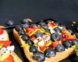 A picture of step 5 of Fruity Bread Pizza - Fusion Dessert.