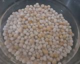 A picture of step 1 of Yellow peas curry or Manipuri style Mangal Ooti.
