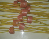 Foto del paso 1 de la receta: Espaguetis con salchichas sin gluten